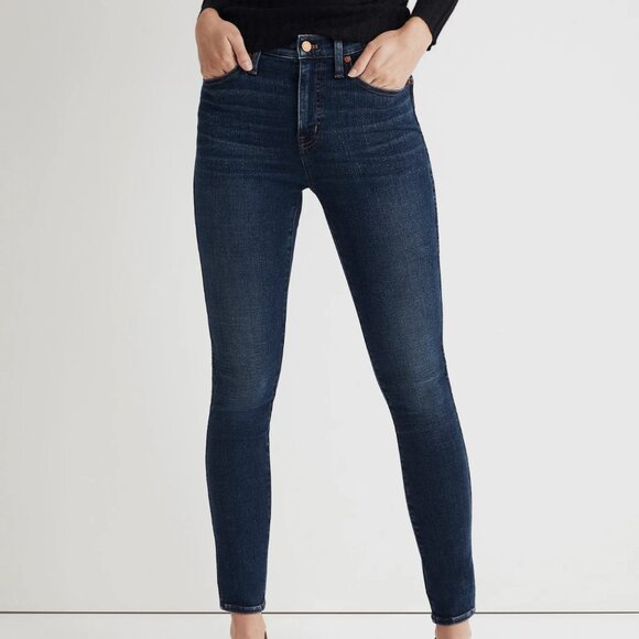 Madewell High-Rise Skinny Jeans in Hayes Wash Size 28 - Picture 1 of 8
